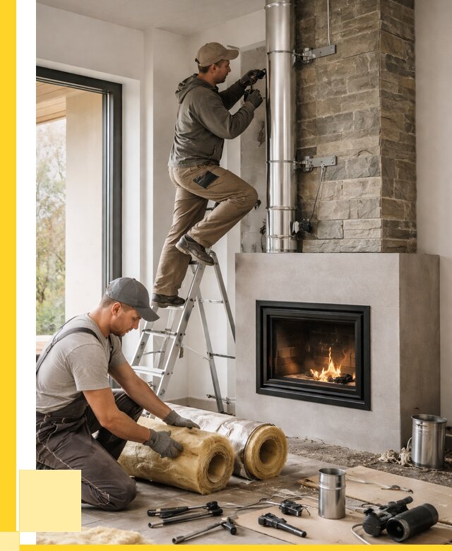 Монтаж дымоходов для каминов в Златоусте от 15465 р. ЭриданЗлт