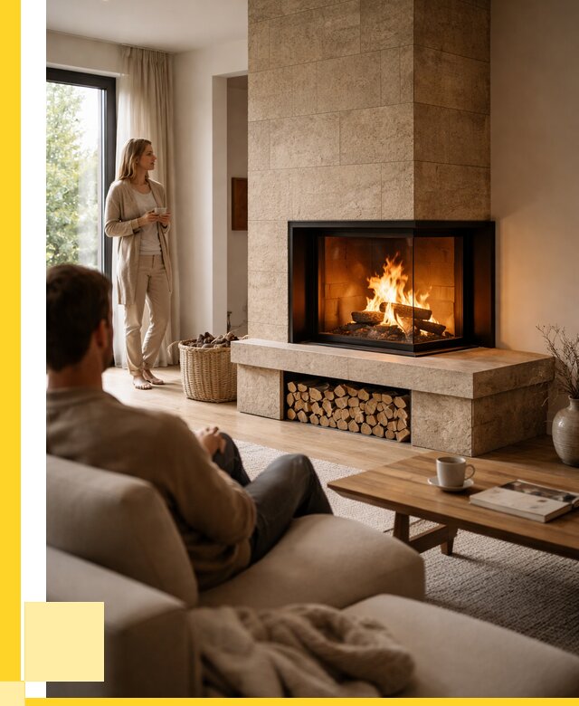 Угловые камины из кирпича установка в Златоусте от 154650 р. ЭриданЗлт