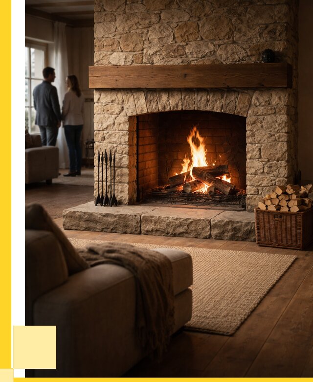 Открытые камины под ключ в Златоусте от 154650 р. ЭриданЗлт