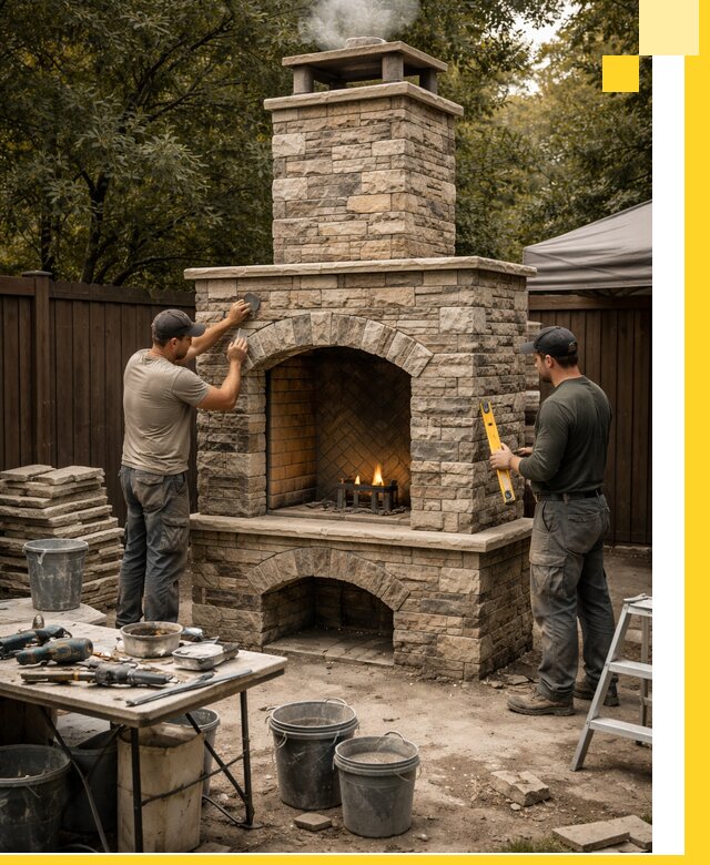 Проектирование и установка уличных каминов в Златоусте