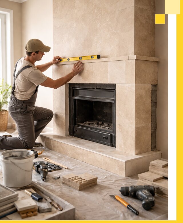 Установка и монтаж каминов в частном доме под ключ в Златоусте