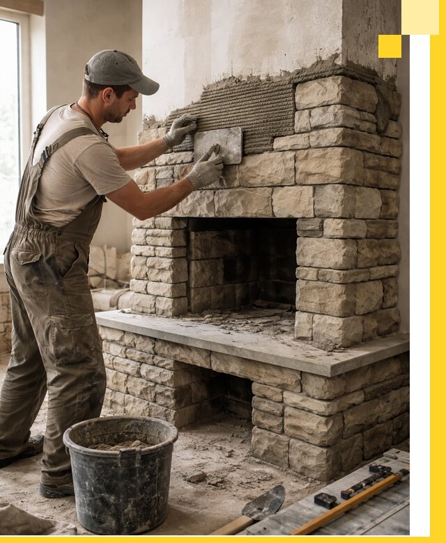 Строительство каминов под ключ в Златоусте от проектирования до монтажа