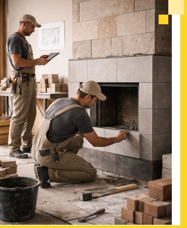 Индивидуальные проекты каминов и каминных систем в Златоусте