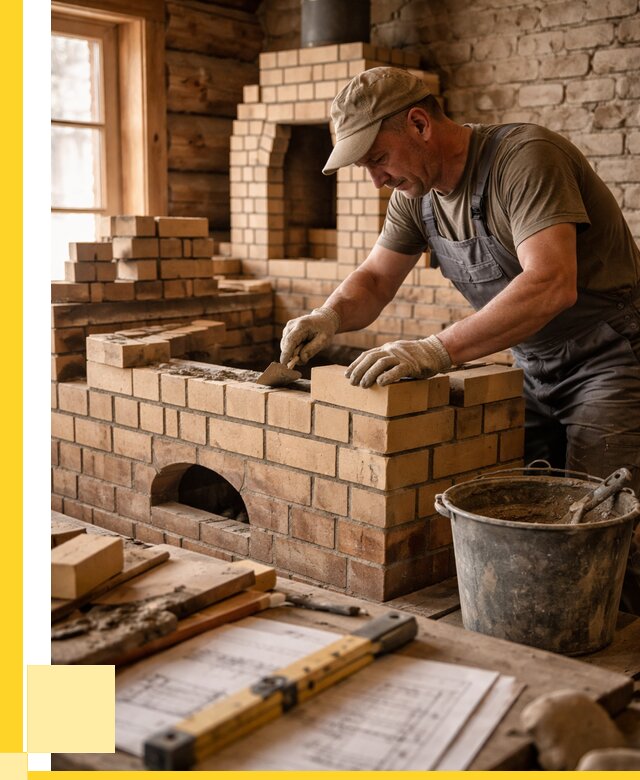 Кладка печей из кирпича в Златоусте цены от 30930 р. - ЭриданЗлт