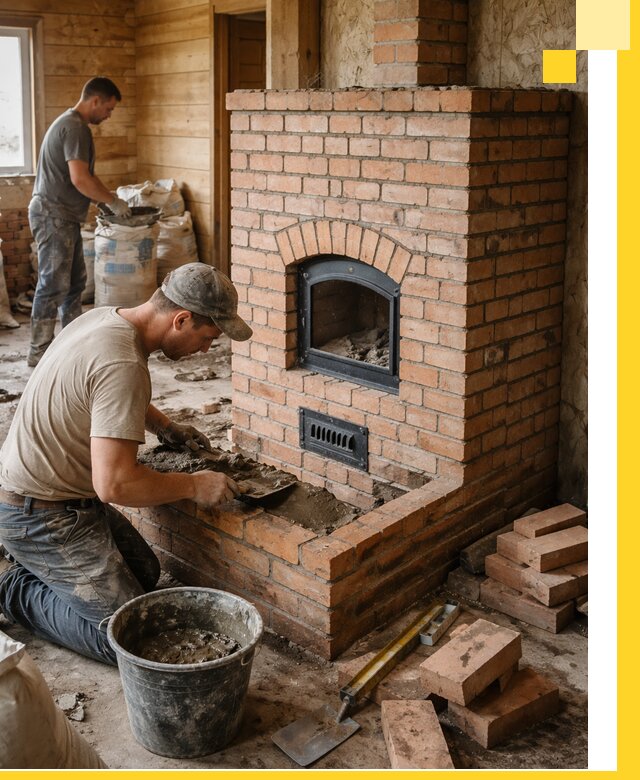 Профессиональное строительство печей в Златоусте под ключ