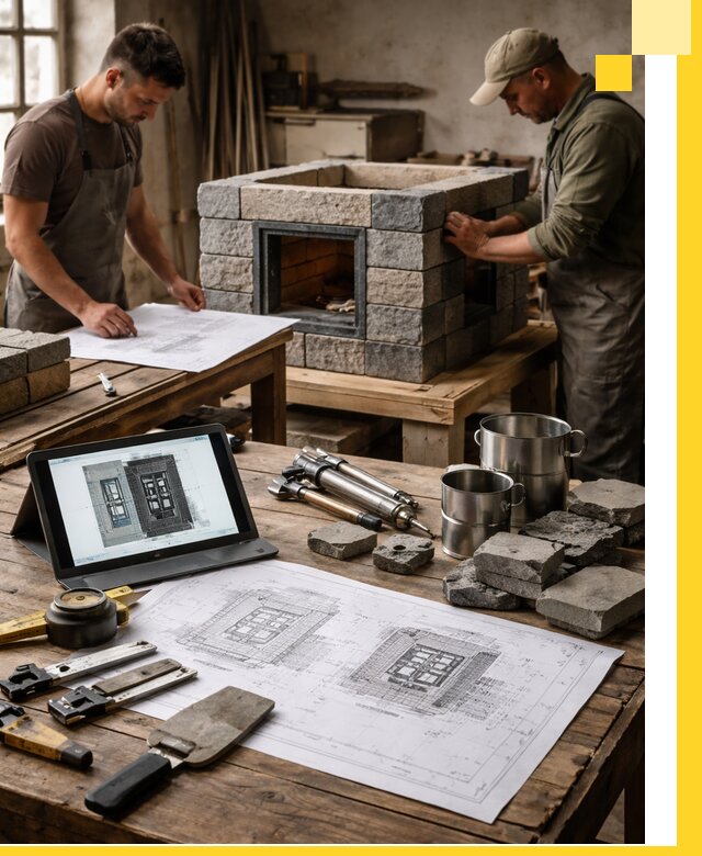 Разработка проектов печей с согласованием и монтажом в Златоусте