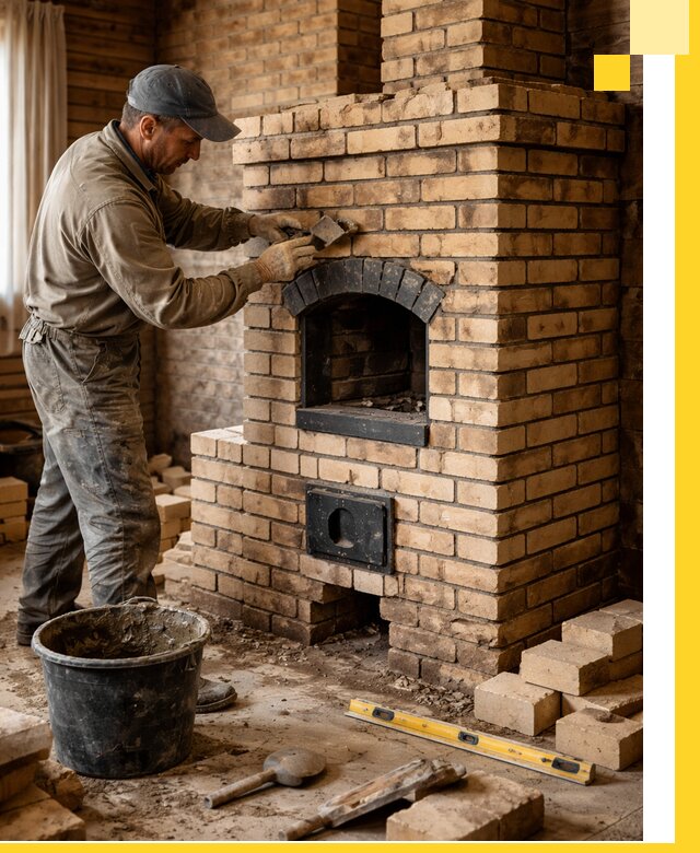 Кирпичные печи под ключ в Златоусте: проектирование и кладка