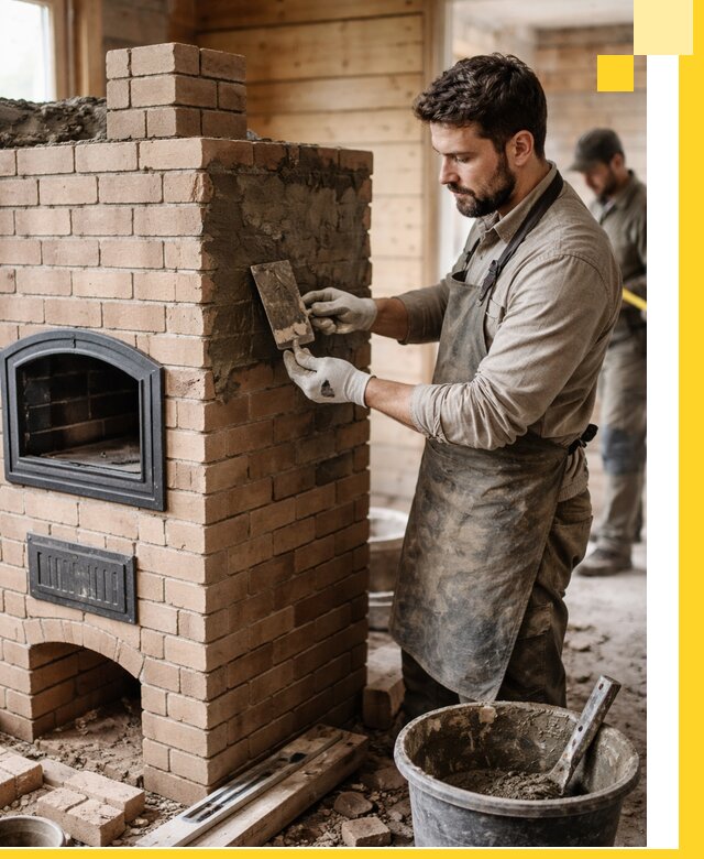 Изготовление и установка печей-шведок под ключ в Златоусте