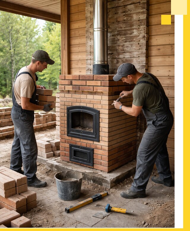Производство и установка дачных печей под ключ в Златоусте