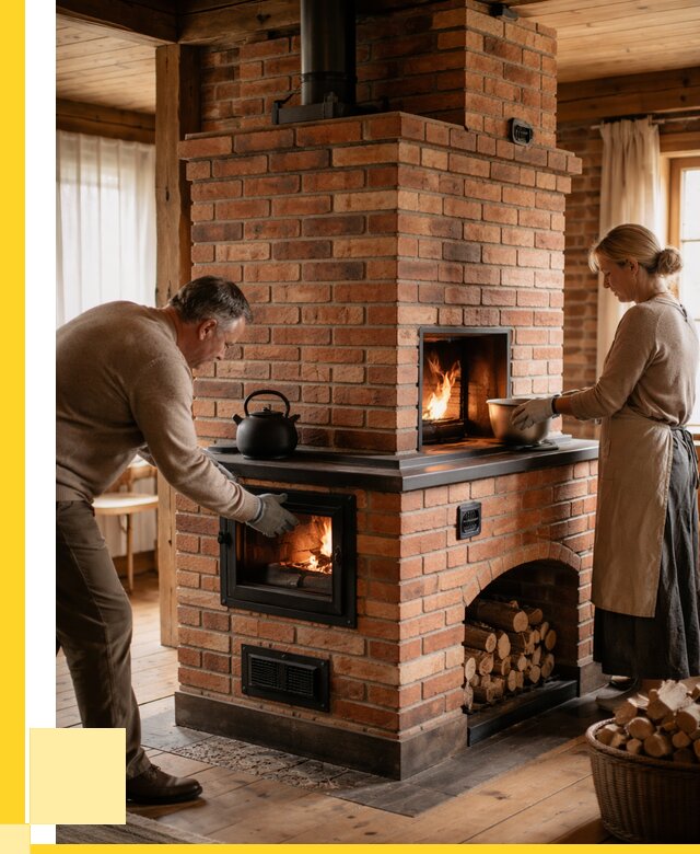 Печи для загородного дома под ключ в Златоусте от 82480 р. | ЭриданЗлт