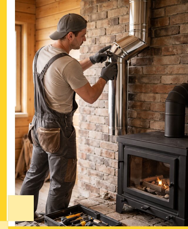 Монтаж дымоходов для печей в Златоусте от 7733 р. | ЭриданЗлт