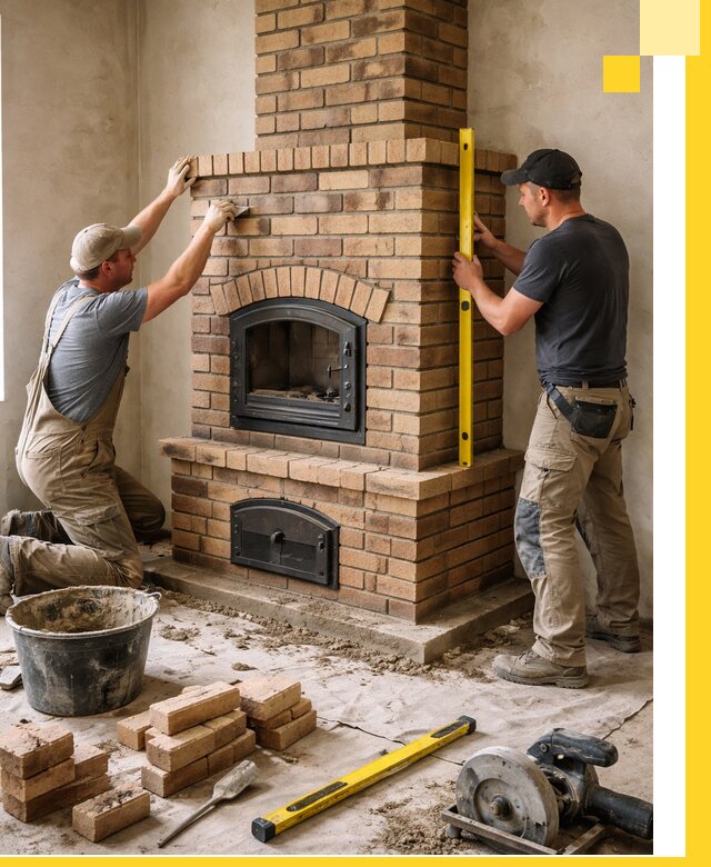 Продажа и установка печей и каминов для дома под ключ в Златоусте