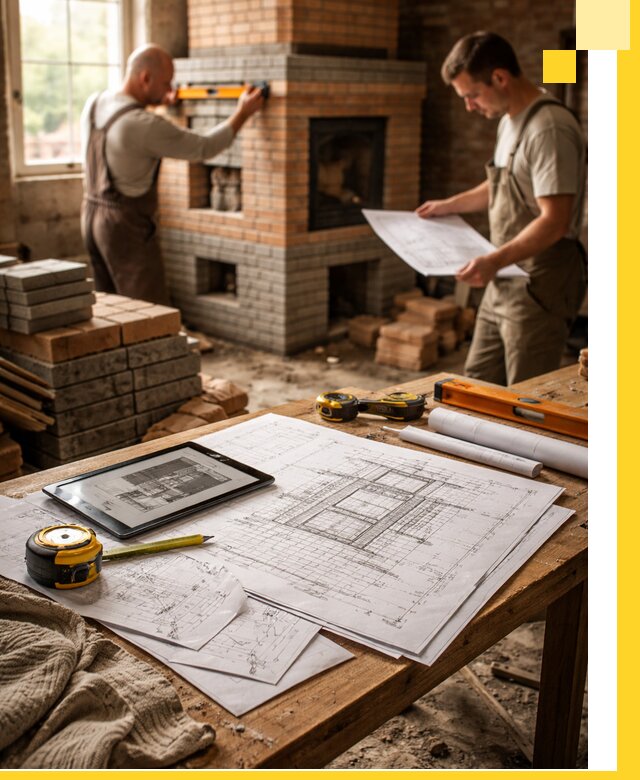 Проекты печей и каминов с индивидуальным дизайном в Златоусте