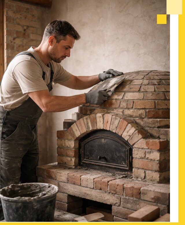 Изготовление и монтаж помпейских печей на заказ в Златоусте