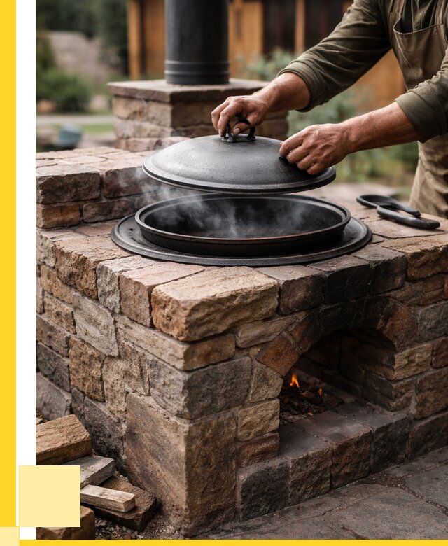 Печи для казана в Златоусте по цене от 18558 р. | ЭриданЗлт