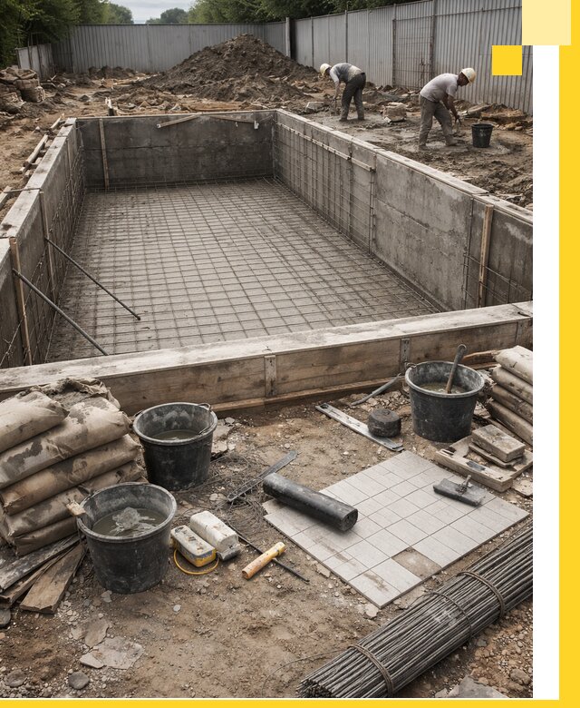 Строительство бассейнов под ключ в Златоусте, дизайн и монтаж