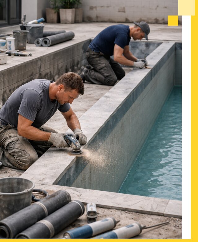 Профессиональный ремонт бассейнов под ключ в Златоусте