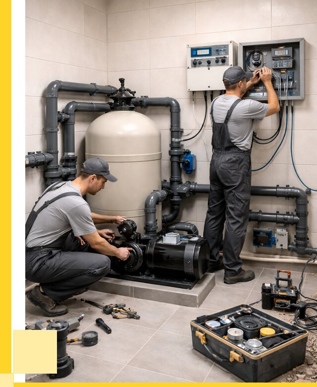 Монтаж оборудования для бассейнов в Златоусте от 41240 р. | ЭриданЗлт