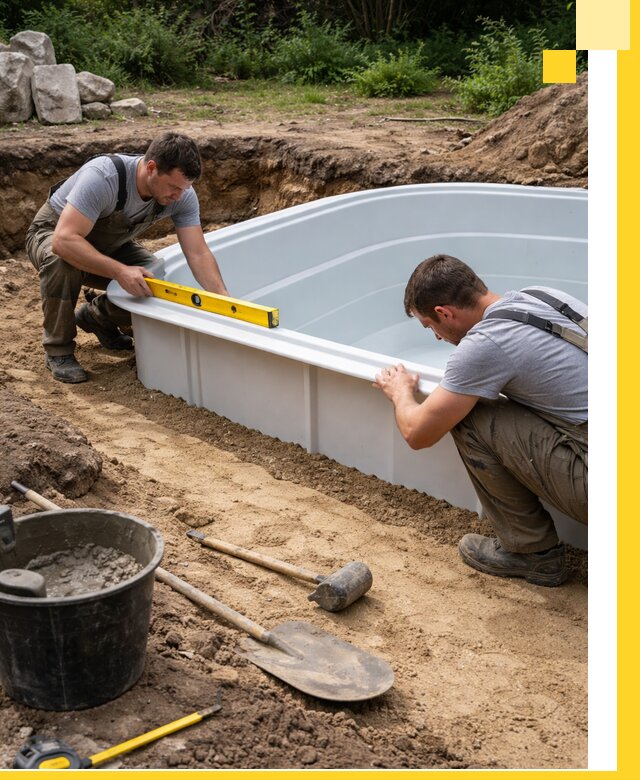 Производство и установка пластиковых бассейнов в Златоусте под ключ