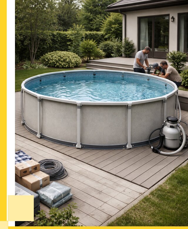 Купить каркасные бассейны в Златоусте от 46395 р. | ЭриданЗлт