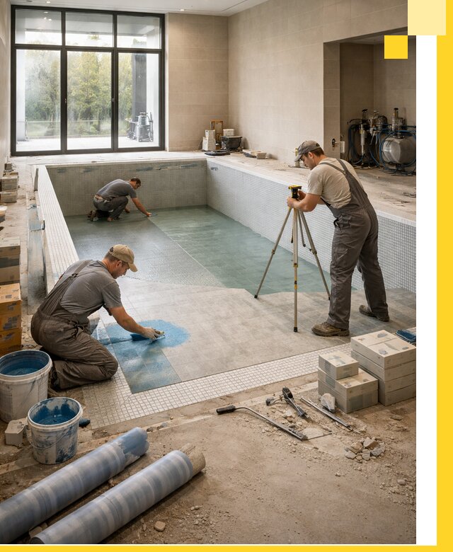 Проект и строительство закрытых бассейнов в Златоусте под ключ