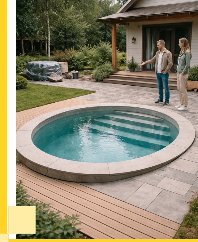 Бассейн на даче под ключ в Златоусте от 206200 р., ЭриданЗлт