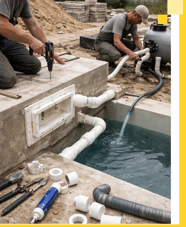 Строительство скиммерных бассейнов под ключ в Златоусте