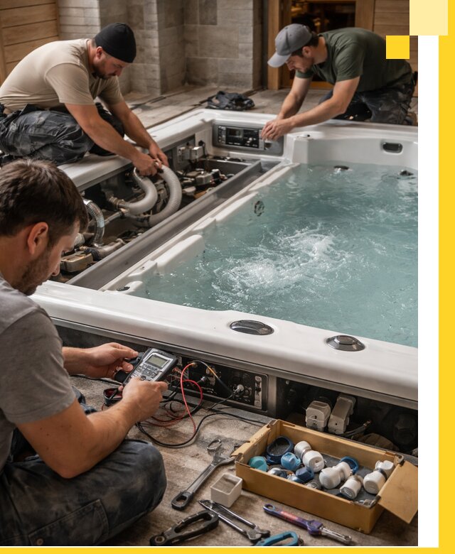 Гидромассажные бассейны под ключ в Златоусте, дизайн и монтаж