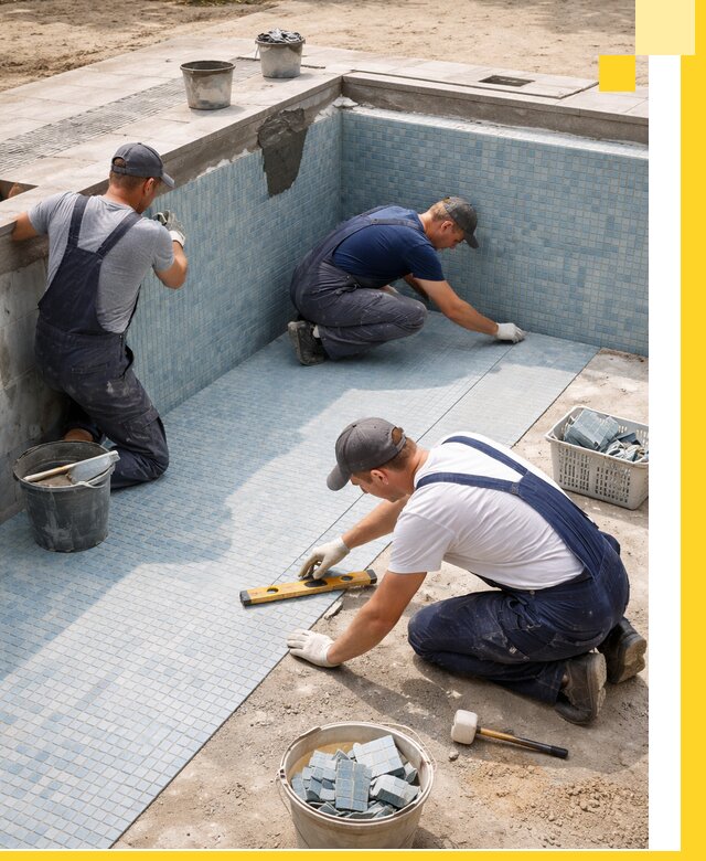 Укладка и установка плитки для бассейнов под ключ в Златоусте