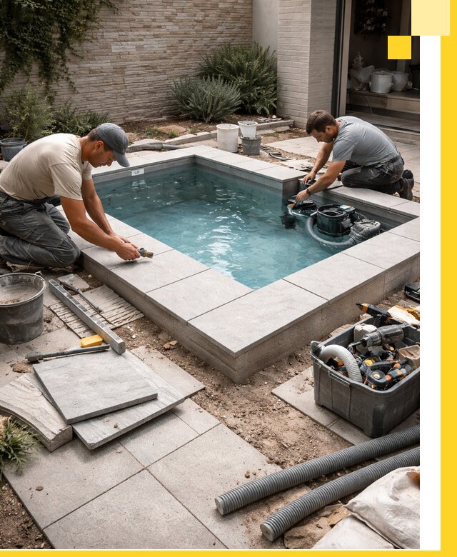 Мини бассейны под ключ в Златоусте, дизайн и установка