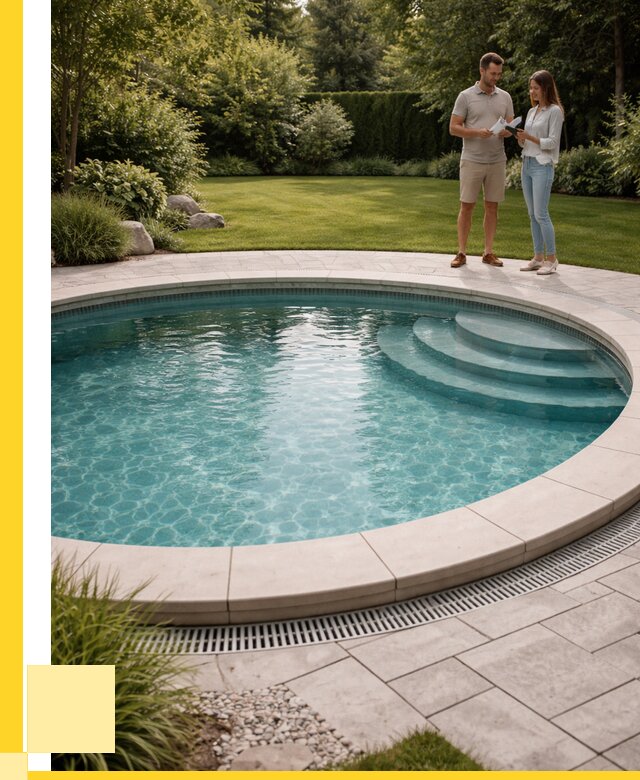 Круглые каркасные бассейны купить в Златоусте от 257750 р. | ЭриданЗлт