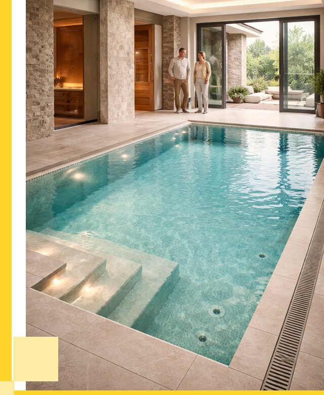 Бассейн во дворе в Златоусте: проект, отделка от 1237200 р. | ЭриданЗлт