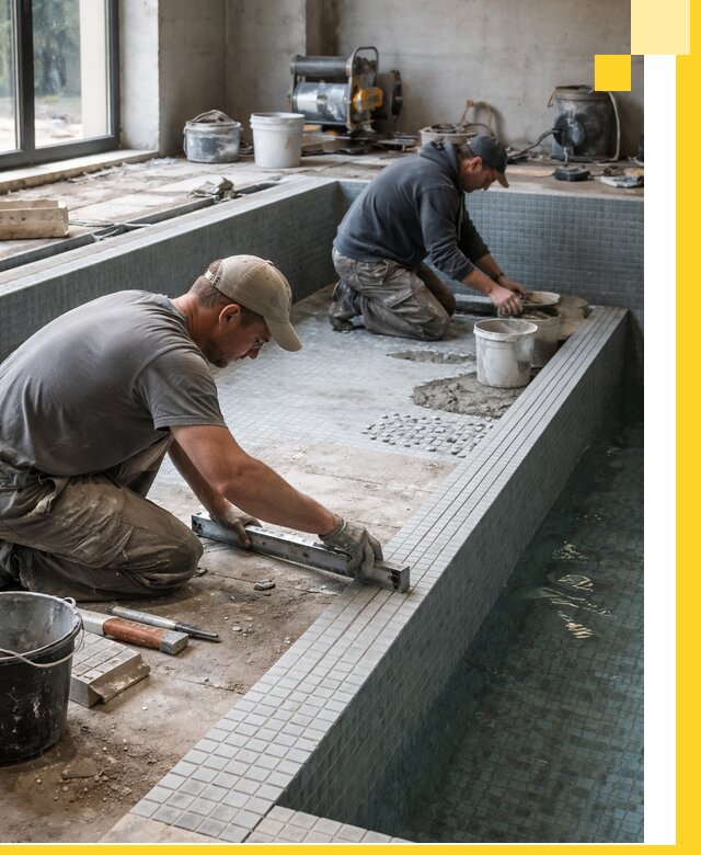 Строительство бассейна в частном доме в Златоусте под ключ