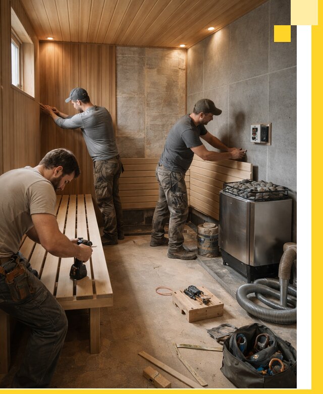 Сауны под ключ в Златоусте, проектирование, строительство, отделка
