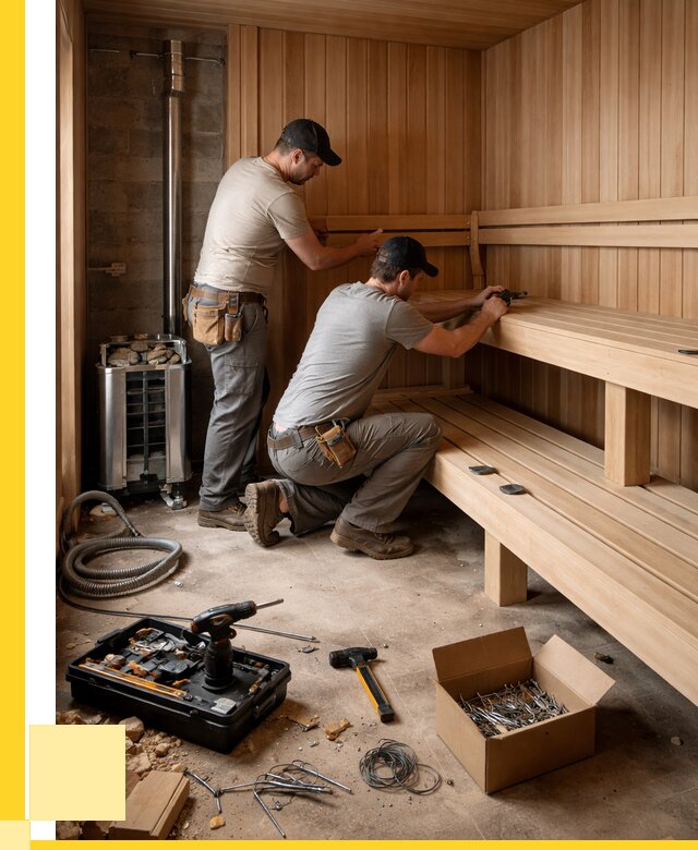 Монтаж саун под ключ в Златоусте от 123720 р. | ЭриданЗлт
