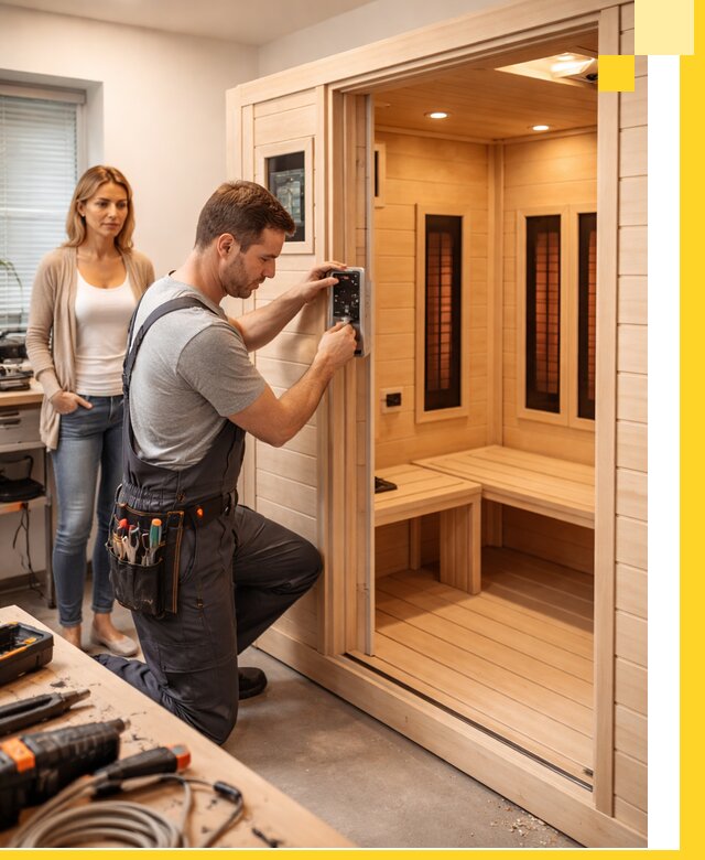 Инфракрасные сауны под ключ в Златоусте продажа и установка