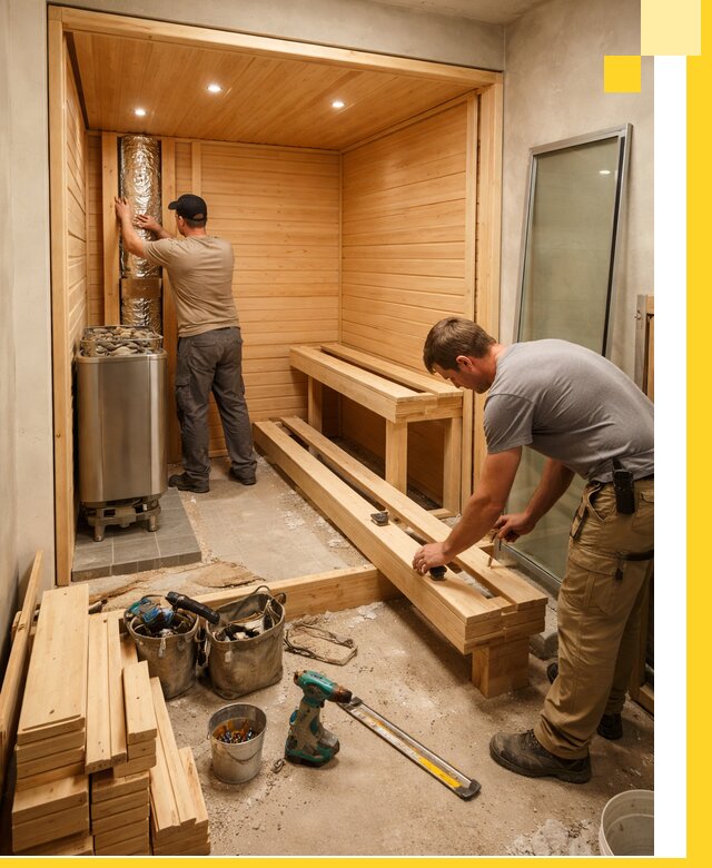 Проектирование и установка домашних саун под ключ в Златоусте