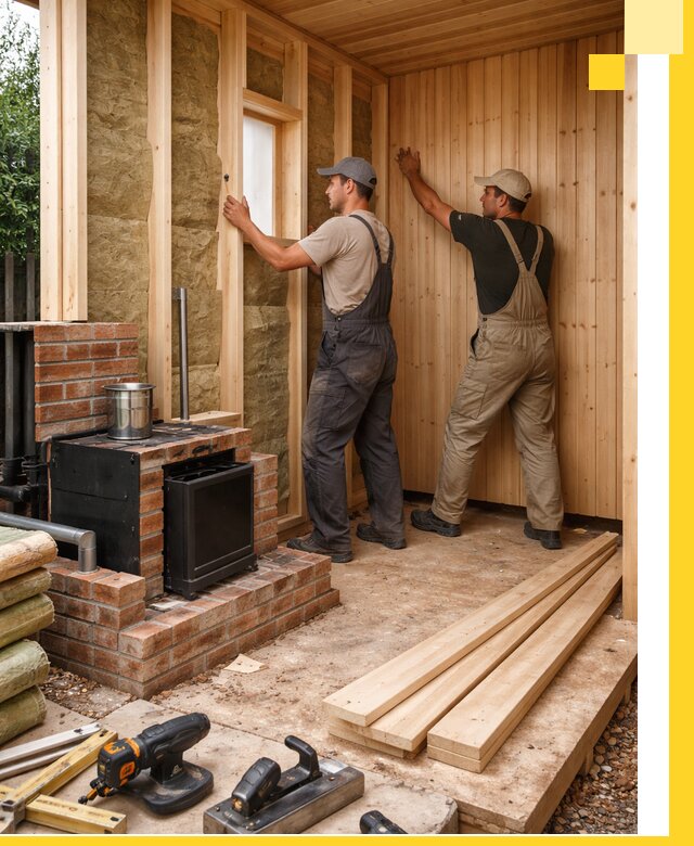 Строительство и установка дачных саун под ключ в Златоусте