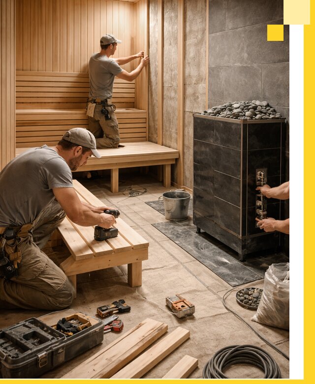 Дизайн и строительство интерьерных саун под ключ в Златоусте