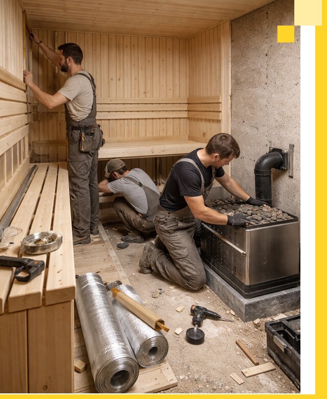 Индивидуальные сауны на заказ в Златоусте под ключ, проект и монтаж