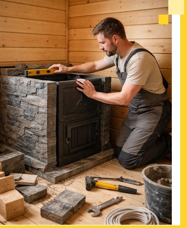 Производство и установка печей для саун под ключ в Златоусте