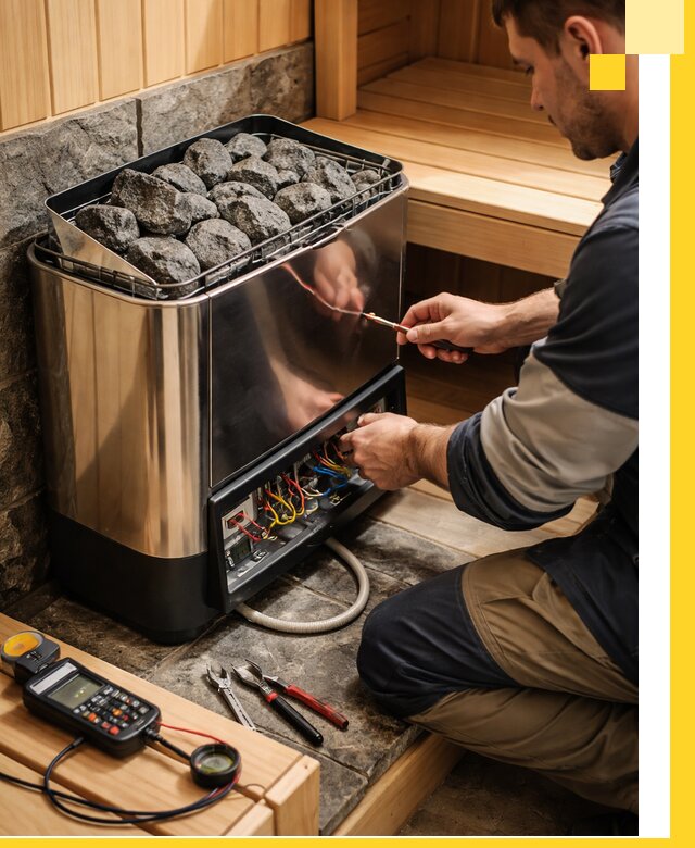 Продажа и установка электрокаменок для саун в Златоусте