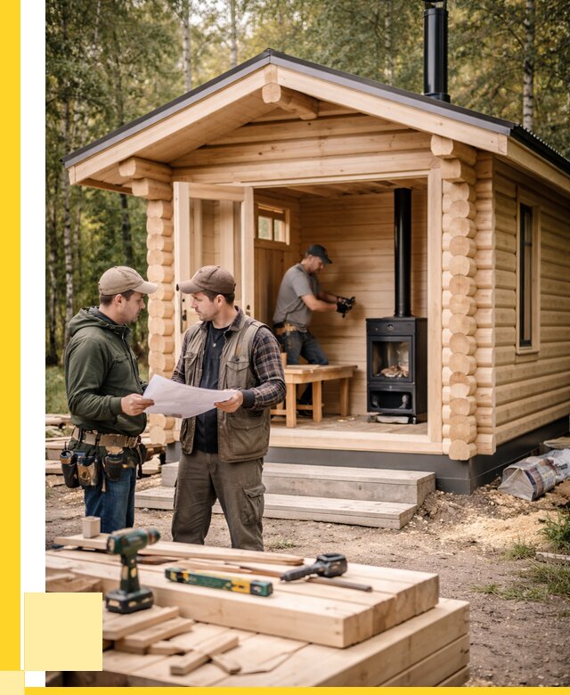 Монтаж бань под ключ в Златоусте — от 206200 р. | ЭриданЗлт