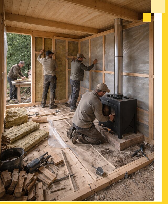 Профессиональный монтаж бань под ключ в Златоусте для дома