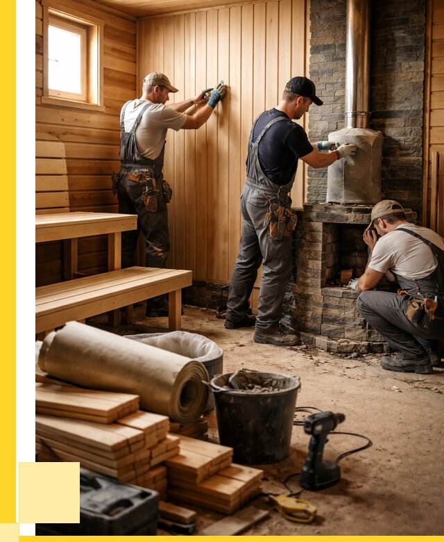 Ремонт бань под ключ в Златоусте от 46395 р. | ЭриданЗлт