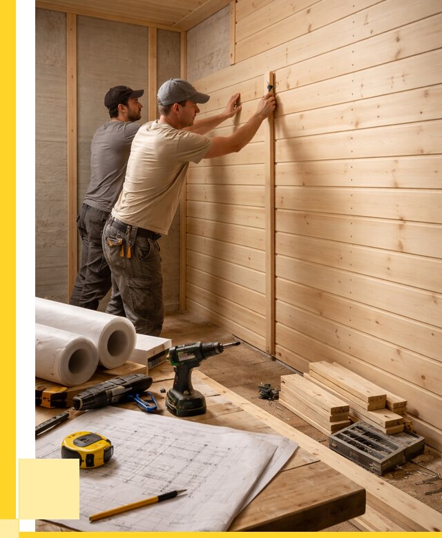 Обшивка бани вагонкой в Златоусте от 1237 р., ЭриданЗлт