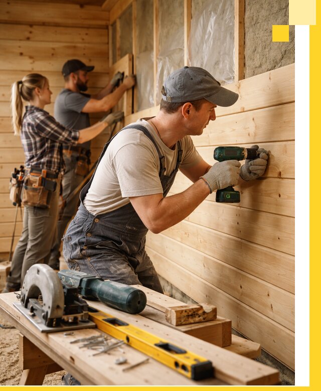 Обшивка бань под ключ в Златоусте: отделка стен и потолков