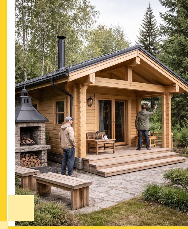 Деревянные бани под ключ в Златоусте от 463950 р. | ЭриданЗлт