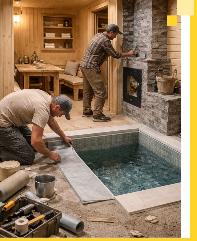 Строительство бань с комнатой отдыха под ключ в Златоусте