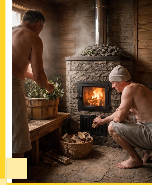 Банные печи под ключ в Златоусте от 46395 р. | ЭриданЗлт кирпичная